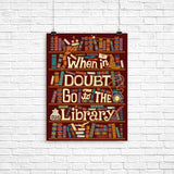 Go to the Library - Poster