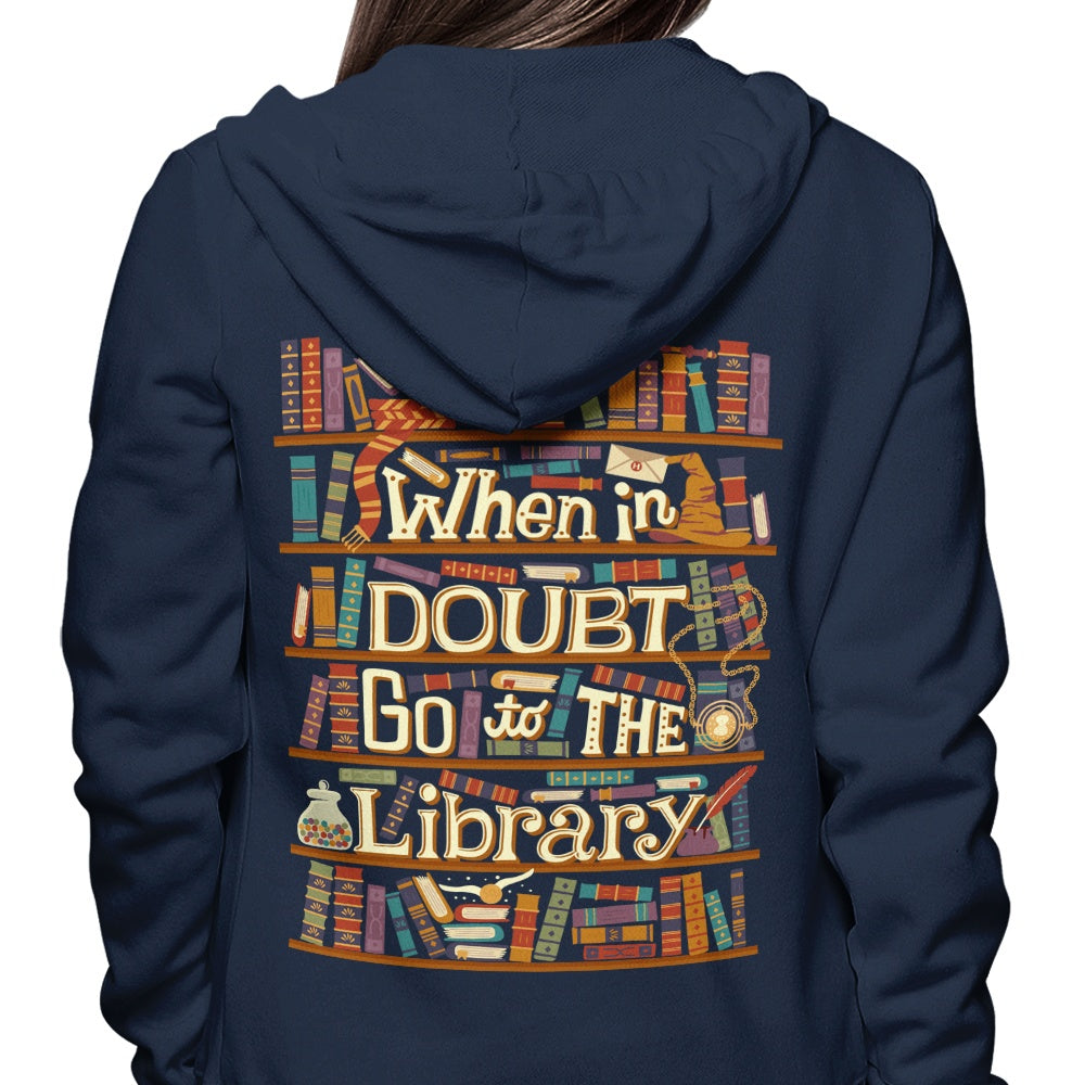Go to the Library - Hoodie