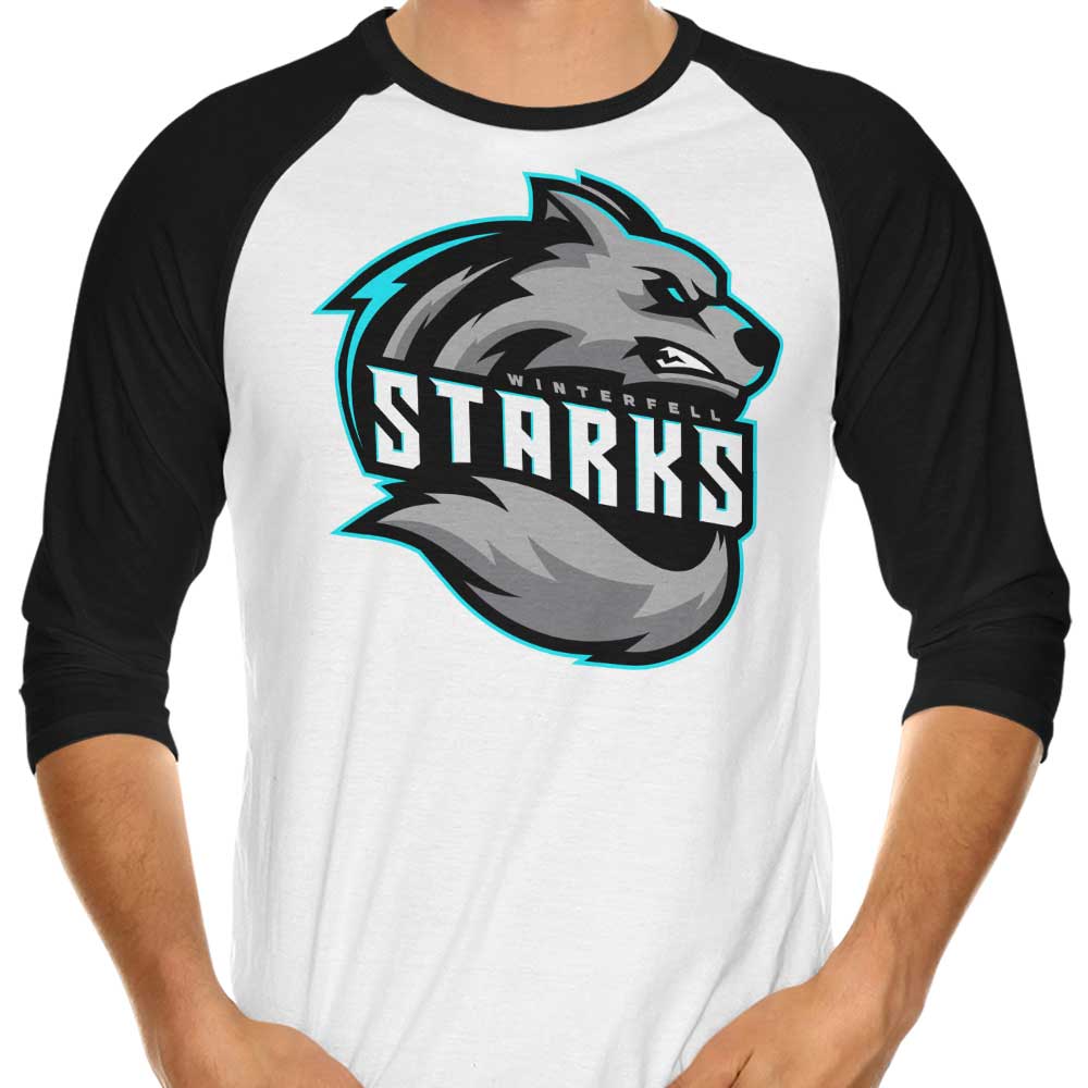 Go Wolves - 3/4 Sleeve Raglan T-Shirt