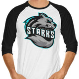 Go Wolves - 3/4 Sleeve Raglan T-Shirt