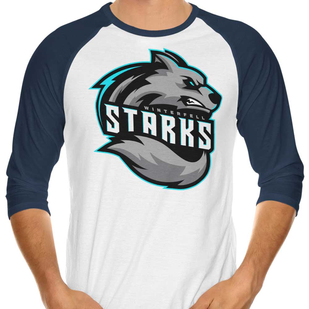 Go Wolves - 3/4 Sleeve Raglan T-Shirt