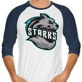 Go Wolves - 3/4 Sleeve Raglan T-Shirt