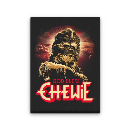 God Bless Chewie - Canvas Print