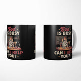 God is Busy - Mug