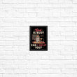 God is Busy - Posters & Prints