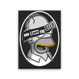 God Save the Beer - Canvas Print