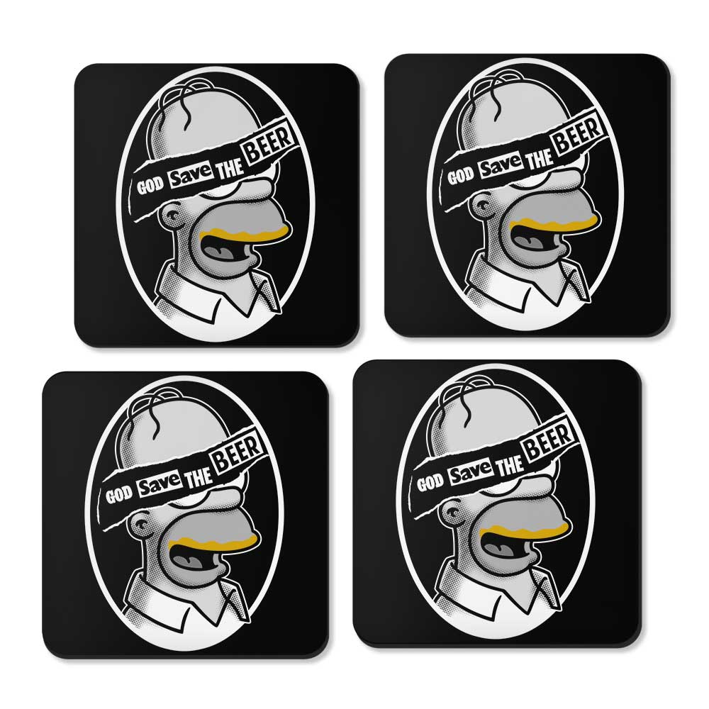 God Save the Beer - Coasters