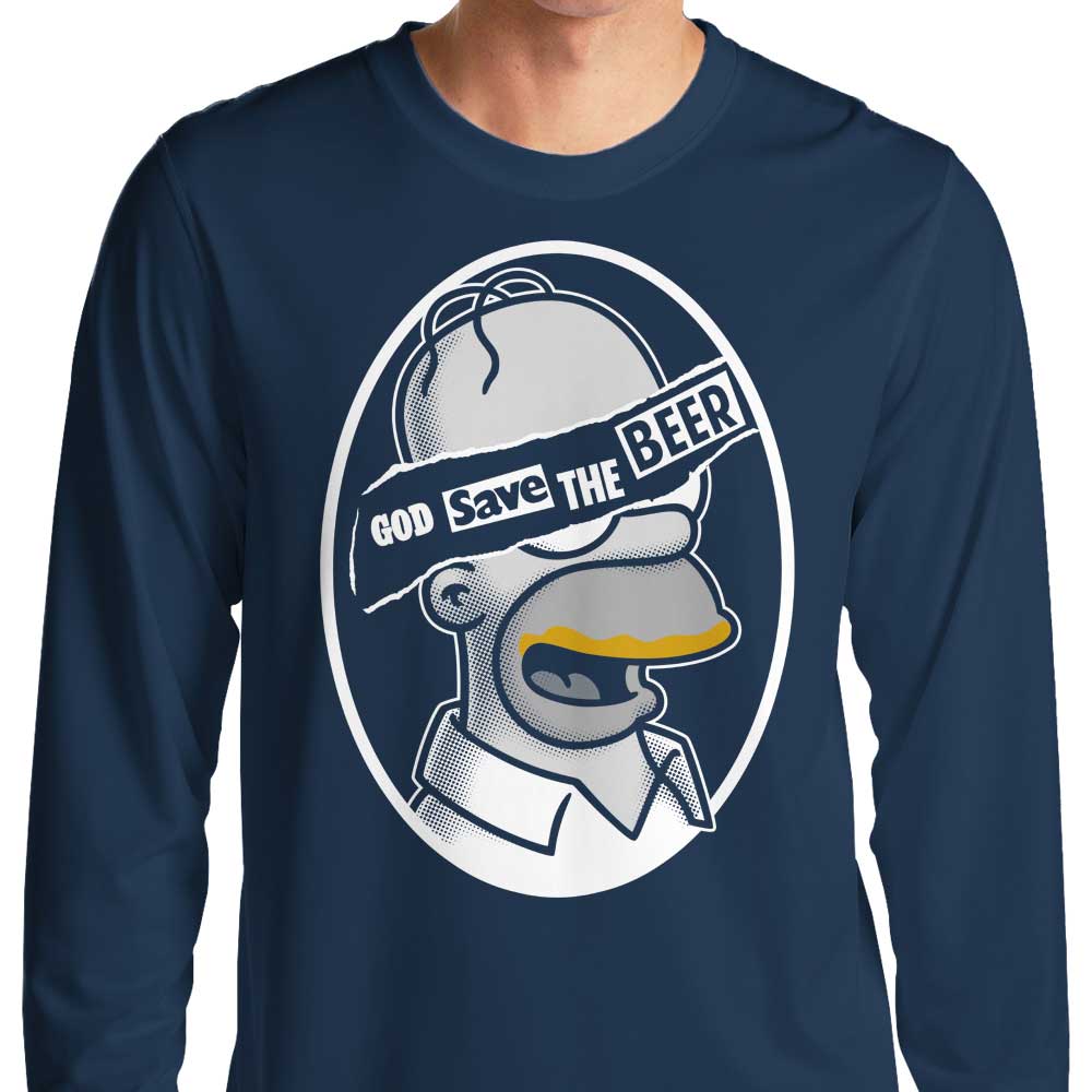 God Save the Beer - Long Sleeve T-Shirt