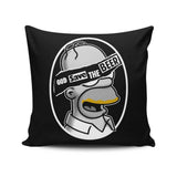 God Save the Beer - Throw Pillow