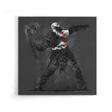 God Throwing Axe - Canvas Print