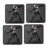God Throwing Axe - Coasters