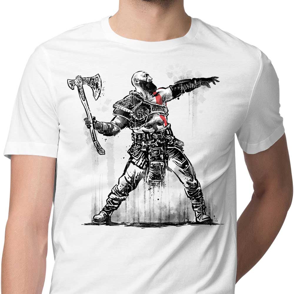 God Throwing Axe - Men's Apparel