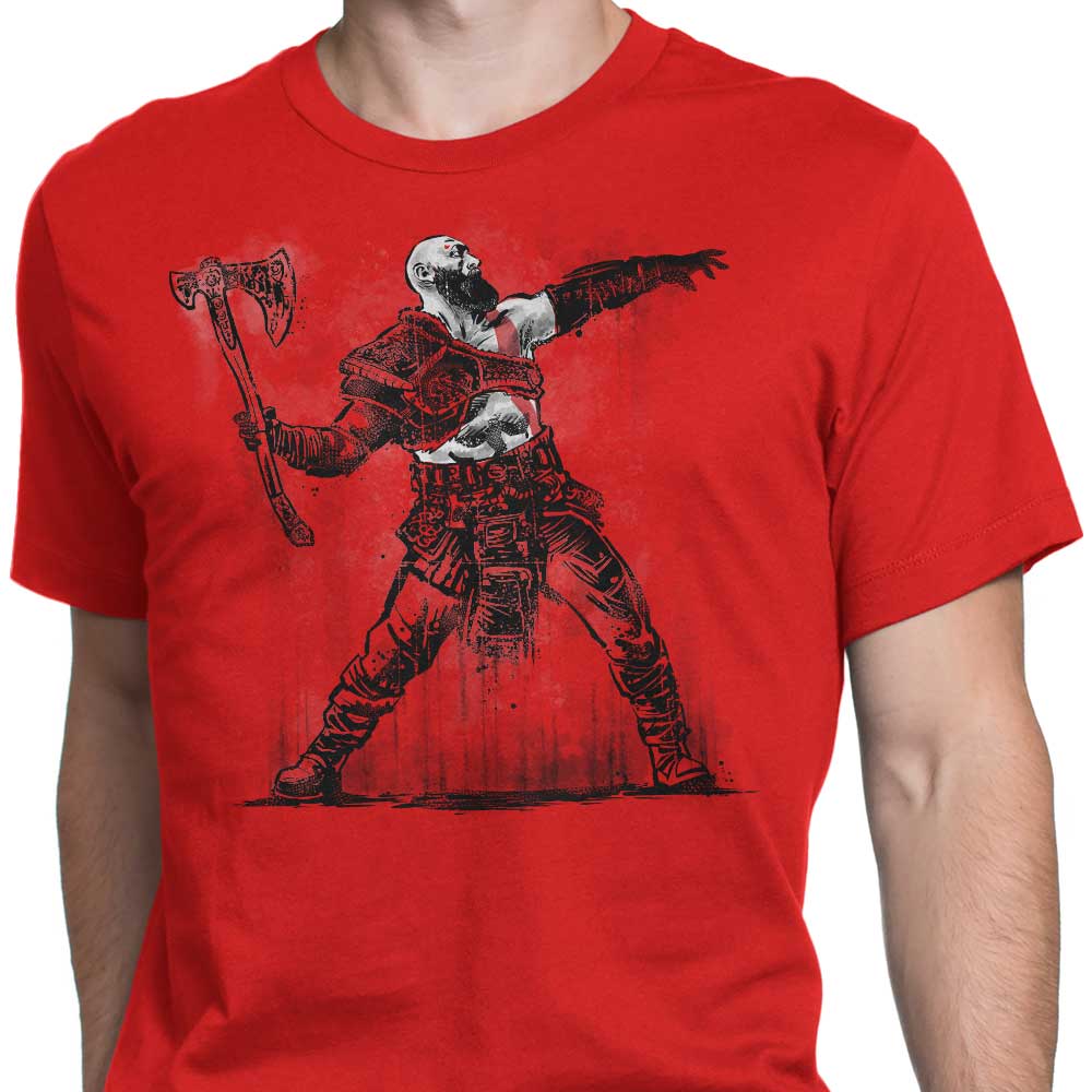 God Throwing Axe - Men's Apparel