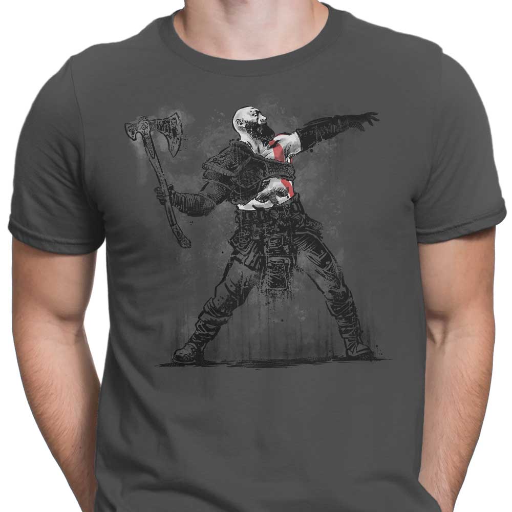 God Throwing Axe - Men's Apparel