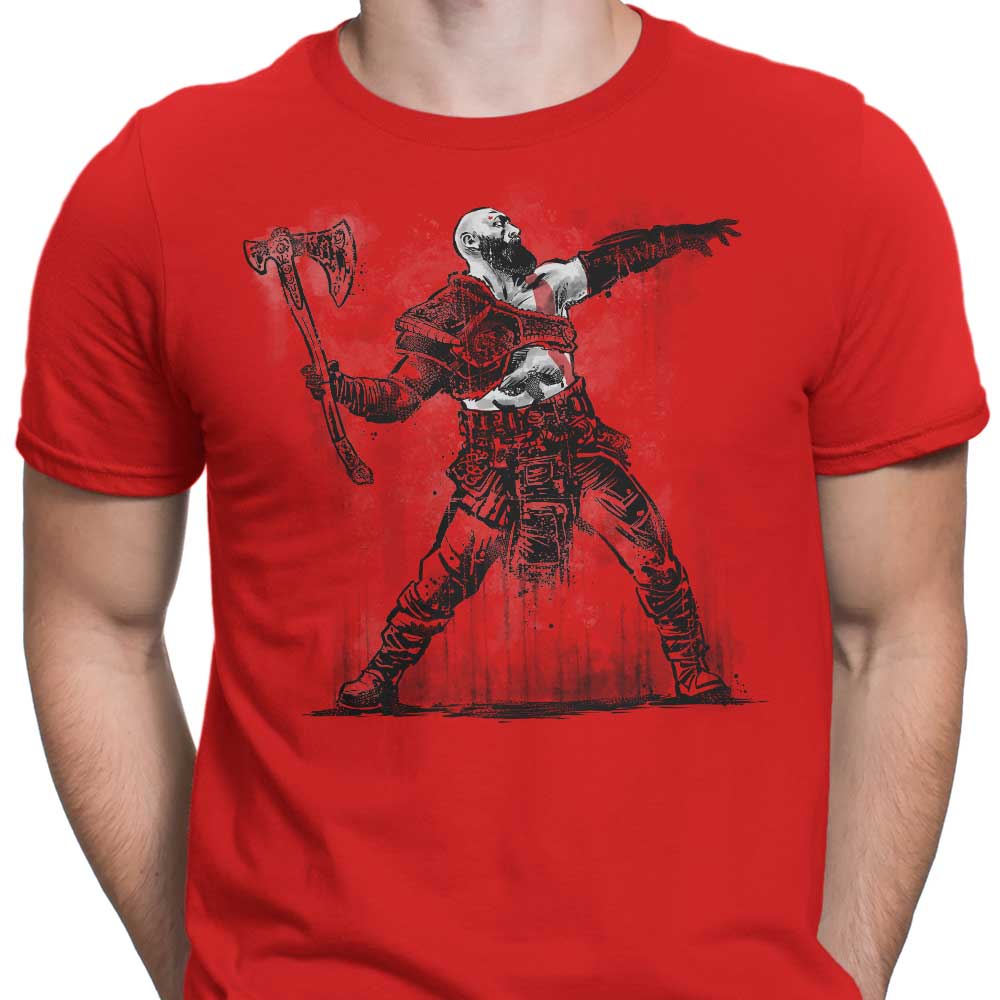 God Throwing Axe - Men's Apparel