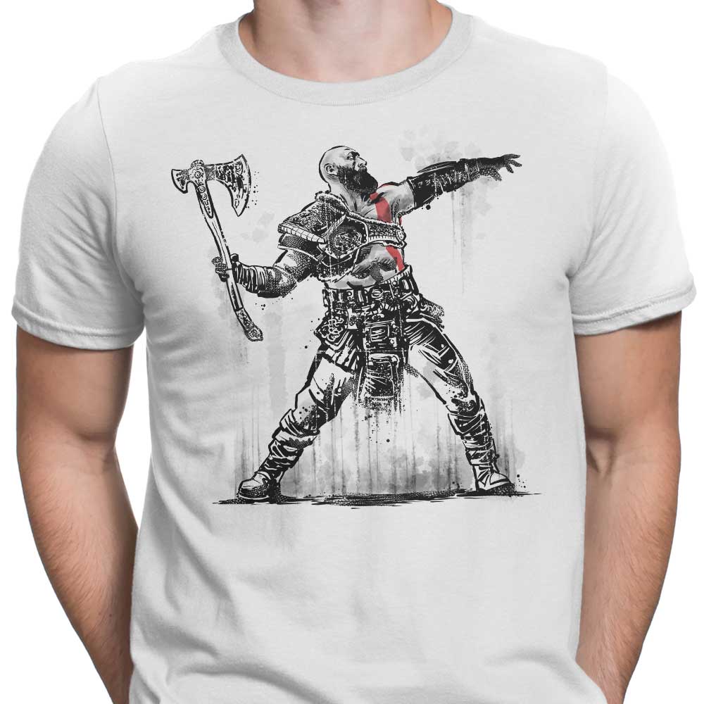 God Throwing Axe - Men's Apparel