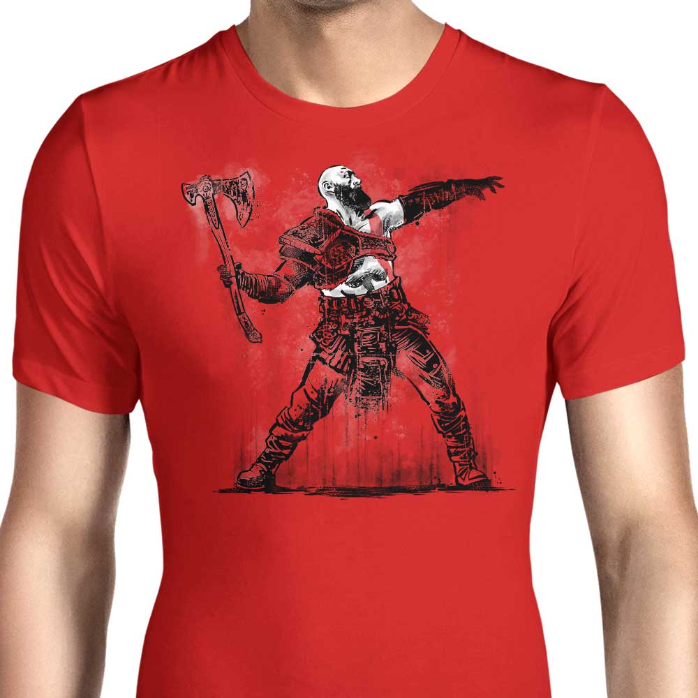 God Throwing Axe - Men's Apparel