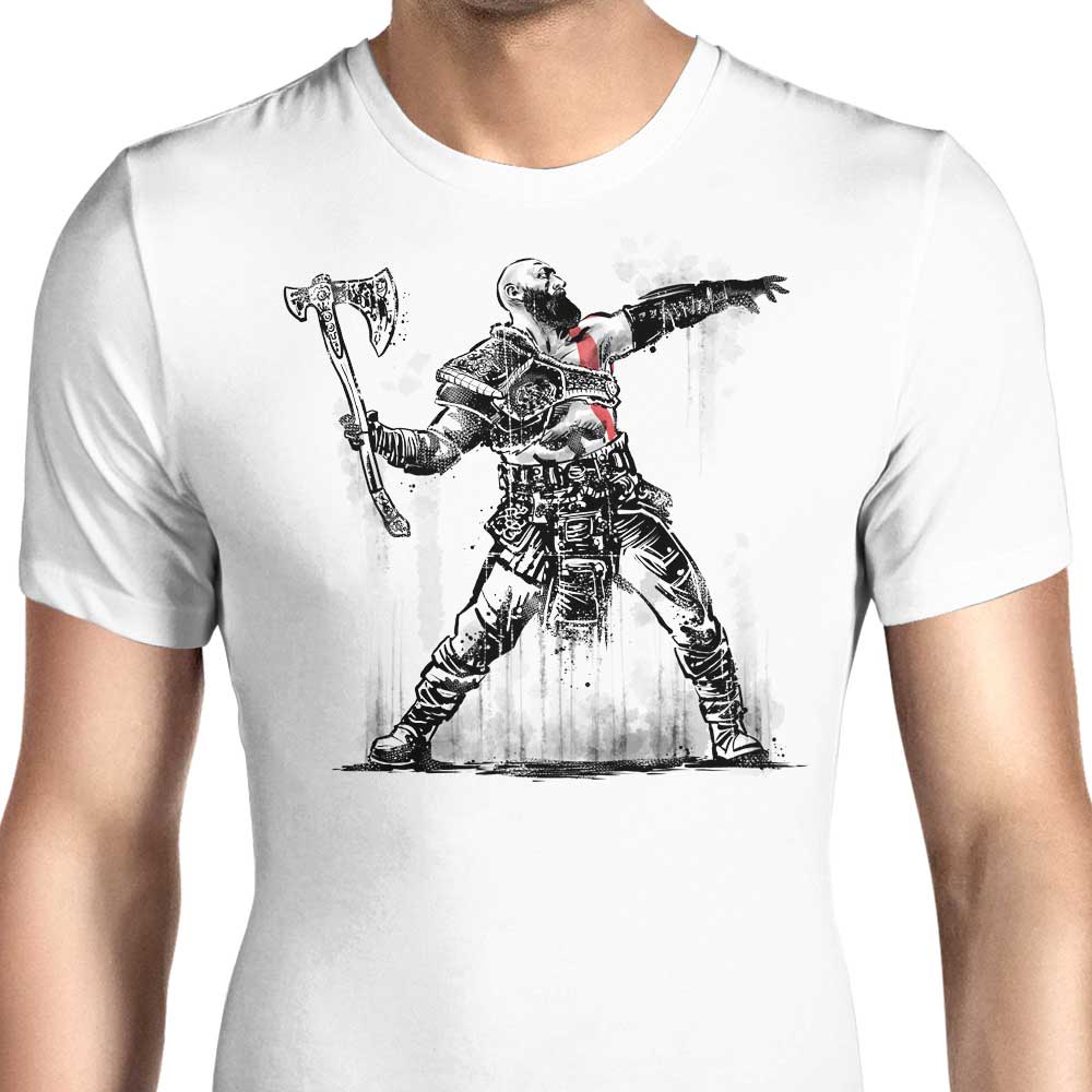 God Throwing Axe - Men's Apparel