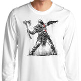 God Throwing Axe - Long Sleeve T-Shirt