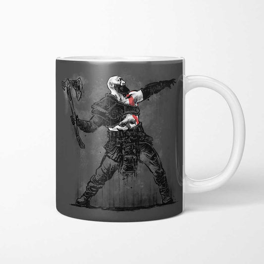 God Throwing Axe - Mug