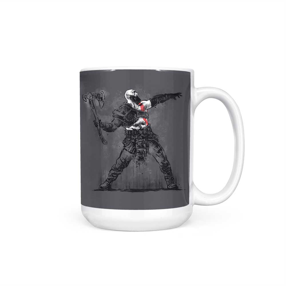 God Throwing Axe - Mug