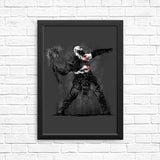 God Throwing Axe - Posters & Prints