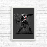 God Throwing Axe - Posters & Prints