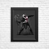 God Throwing Axe - Posters & Prints