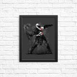 God Throwing Axe - Posters & Prints