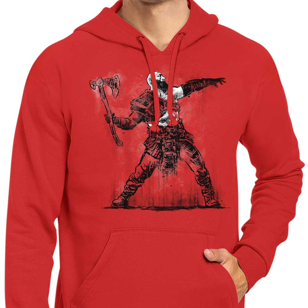 God Throwing Axe - Hoodie