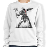 God Throwing Axe - Sweatshirt