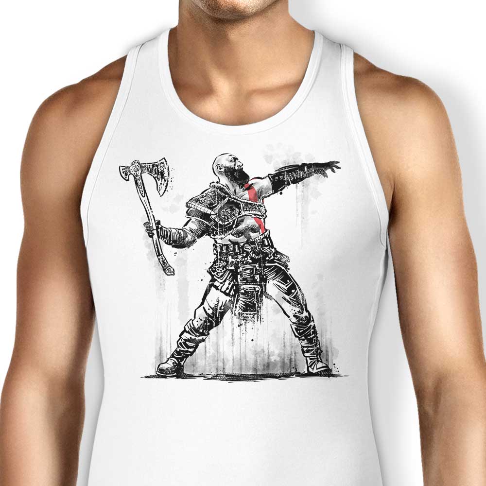 God Throwing Axe - Tank Top