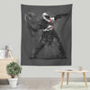 God Throwing Axe - Wall Tapestry
