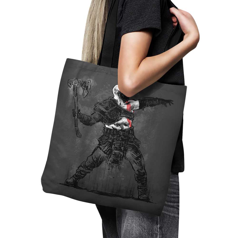 God Throwing Axe - Tote Bag