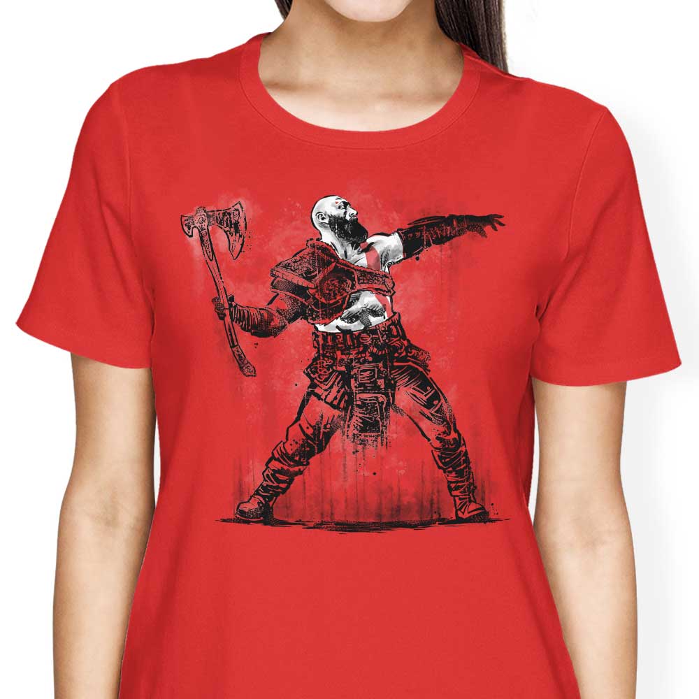 God Throwing Axe - Women's Apparel