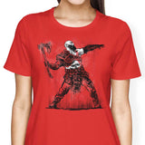 God Throwing Axe - Women's Apparel