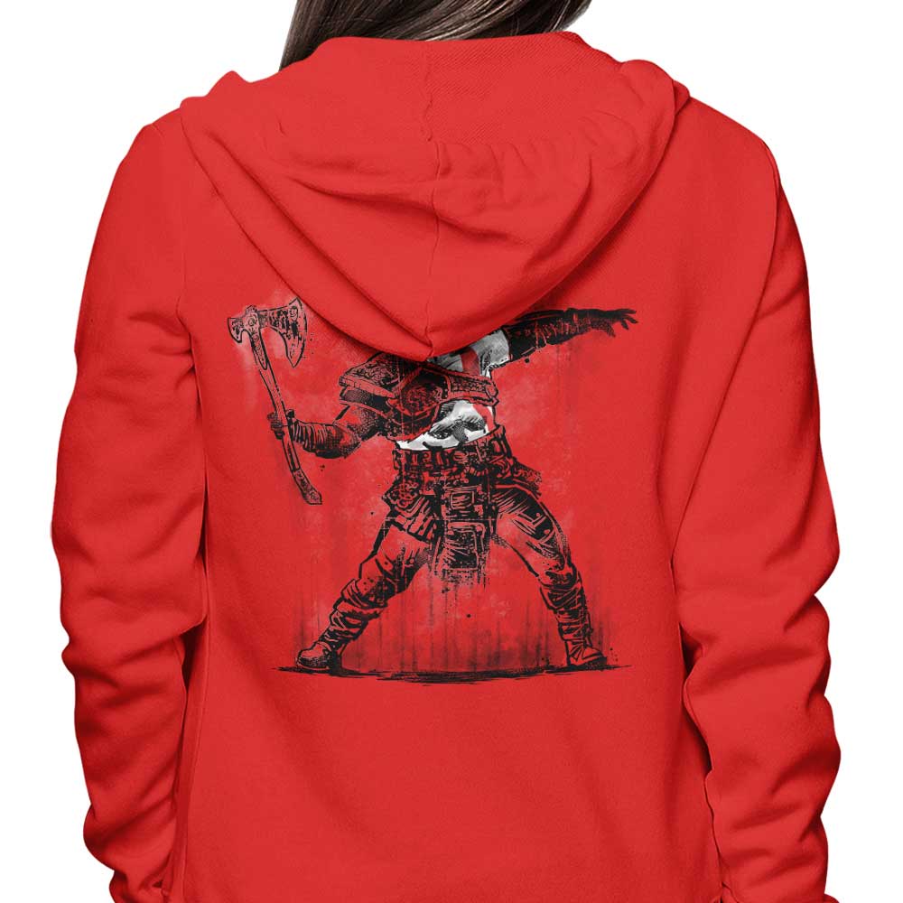 God Throwing Axe - Hoodie