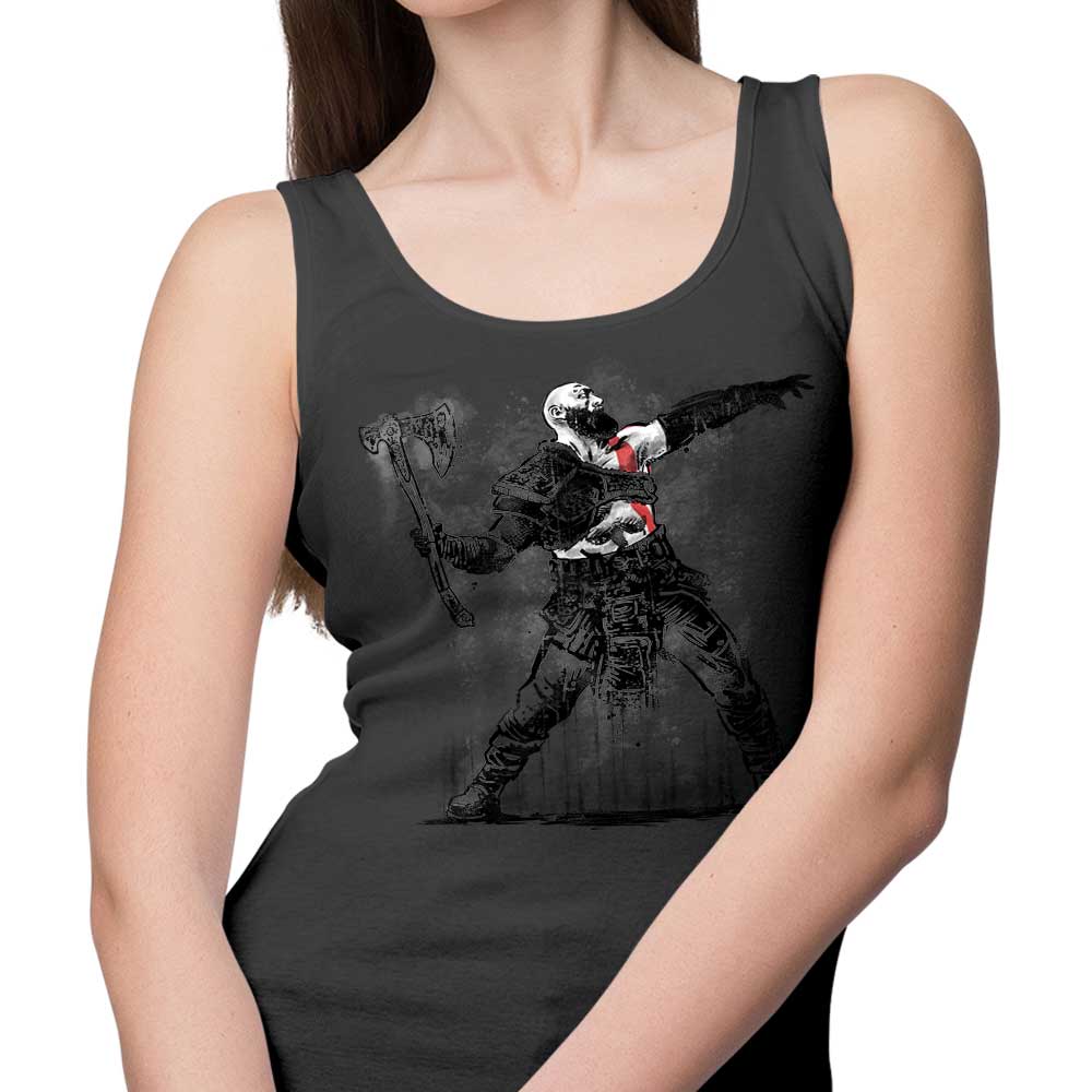 God Throwing Axe - Tank Top