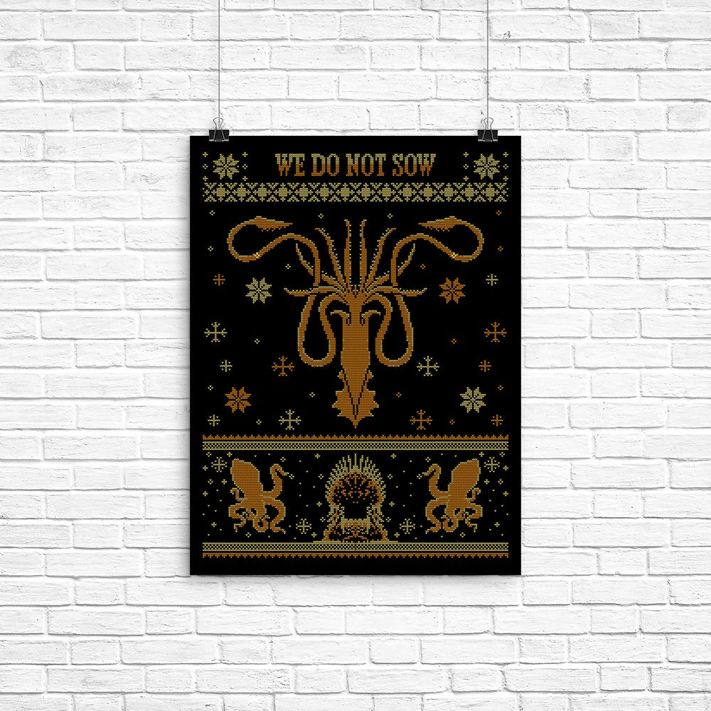 Golden Kraken Sweater - Poster