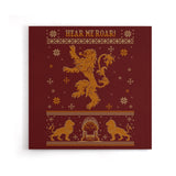 Golden Lion Sweater - Canvas Print