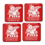 Gozer's Pizza - Coasters