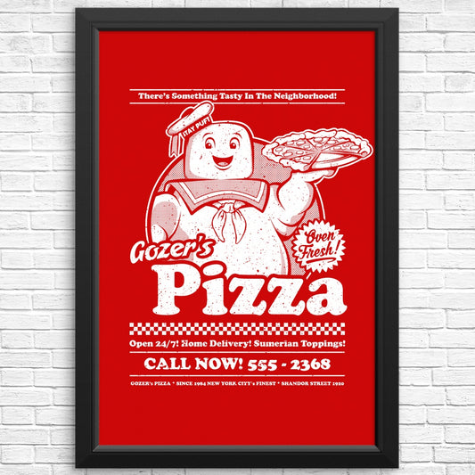 Gozer's Pizza - Posters & Prints
