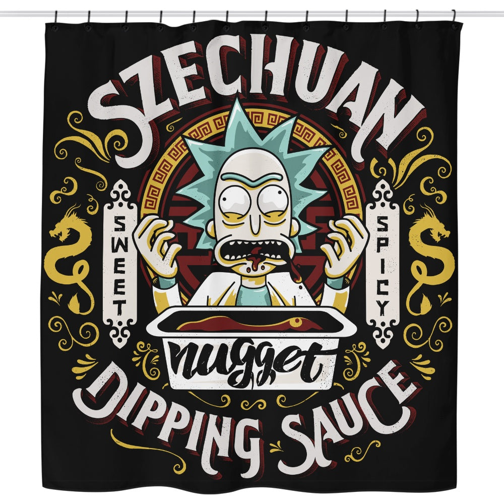 Grandpa's Dipping Sauce - Shower Curtain