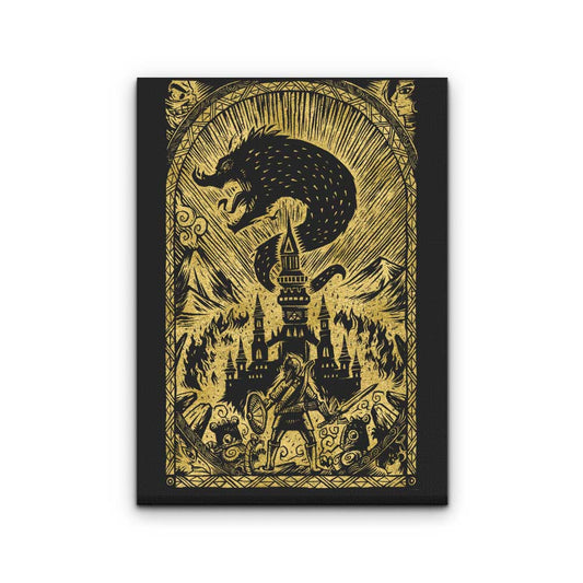 Great Cataclysm (Gold) - Canvas Print