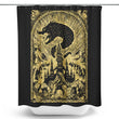 Great Cataclysm (Gold) - Shower Curtain