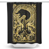 Great Cataclysm (Gold) - Shower Curtain