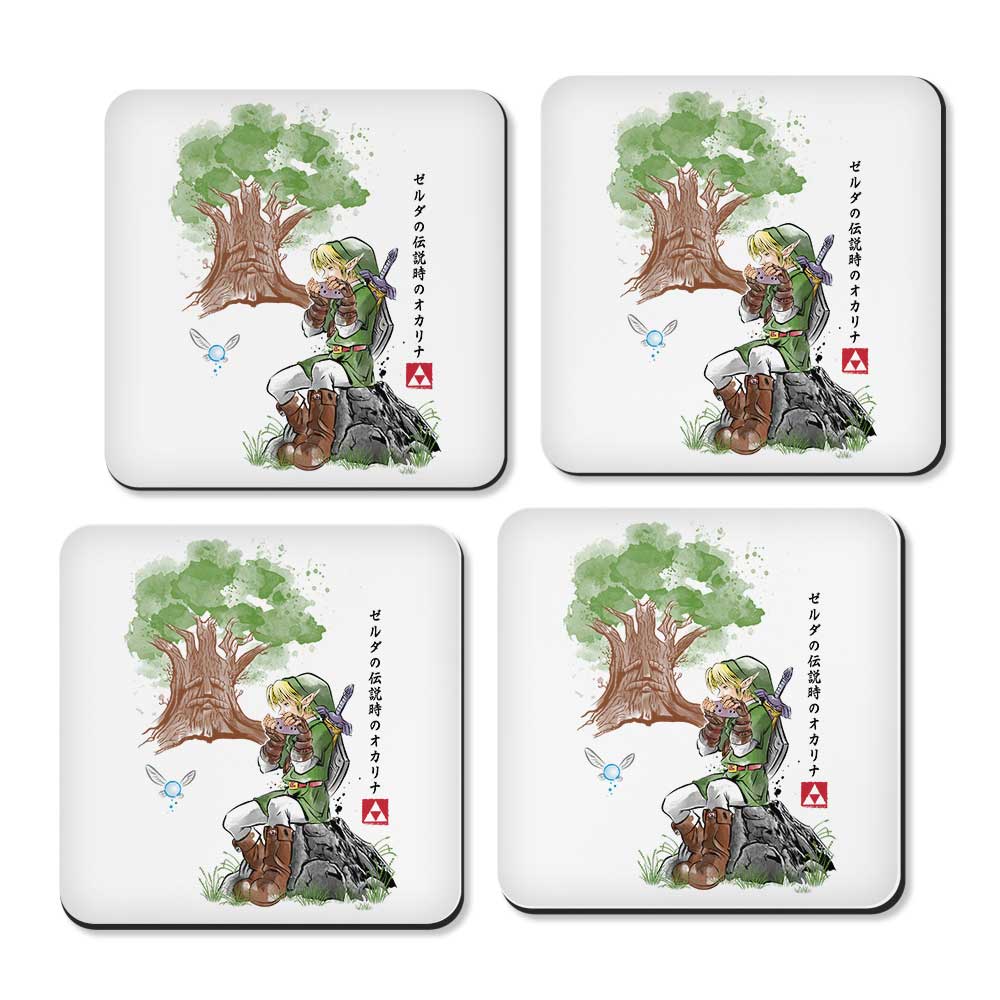 Great Deku Watercolor - Coasters