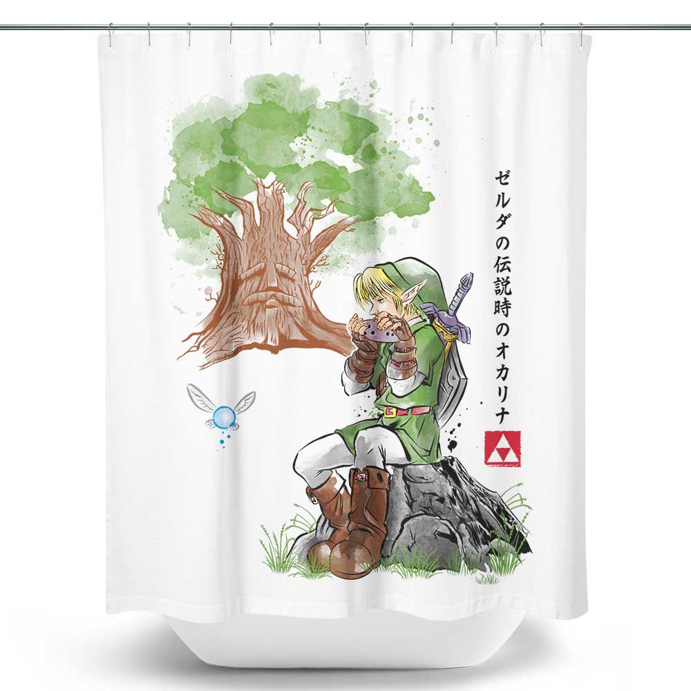 Great Deku Watercolor - Shower Curtain