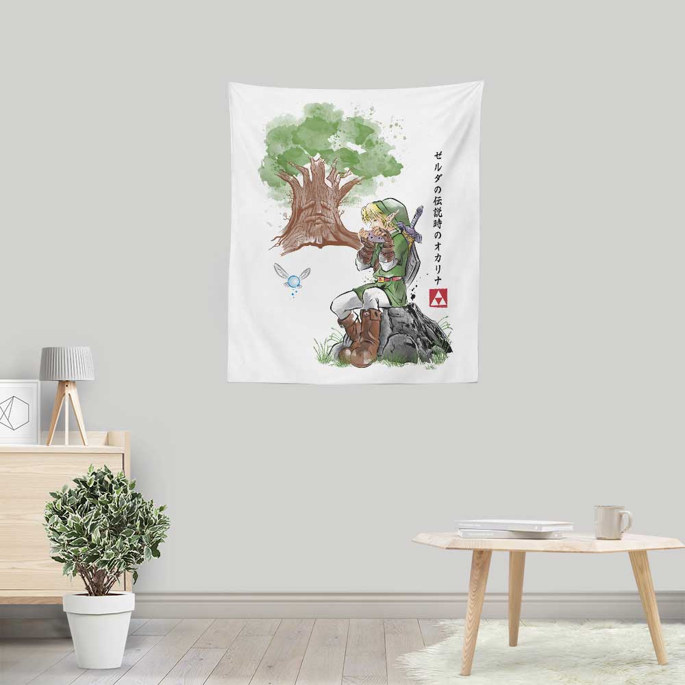 Great Deku Watercolor - Wall Tapestry