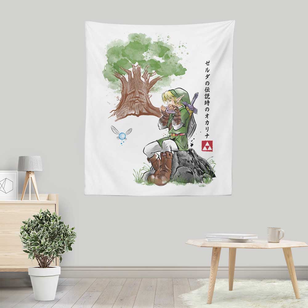 Great Deku Watercolor - Wall Tapestry